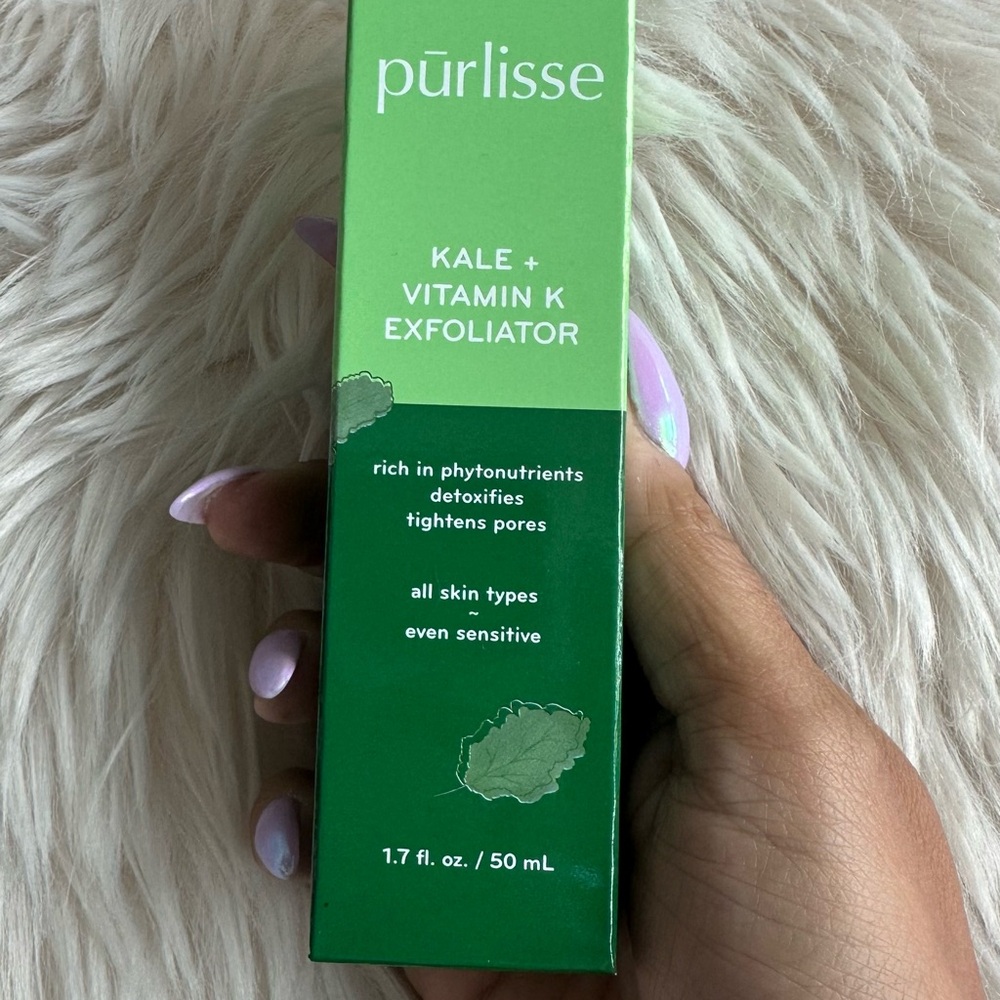 NIB Purlisse Kale + Vitamin K Exfoliator - Green
